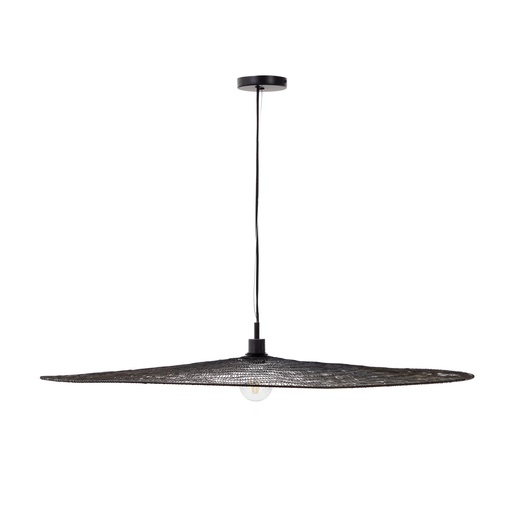 Deckenleuchte Makai aus Metall mit schwarzem Finish Ø 100 cm (Neu)