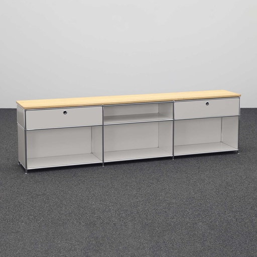 Sideboard System4 (Lichtgrau, Neu)