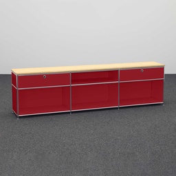 Sideboard System4 (Rot, Neu)