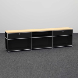 Sideboard System4 (Schwarz, Neu)