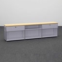 Sideboard System4 (Silbergrau, Neu)
