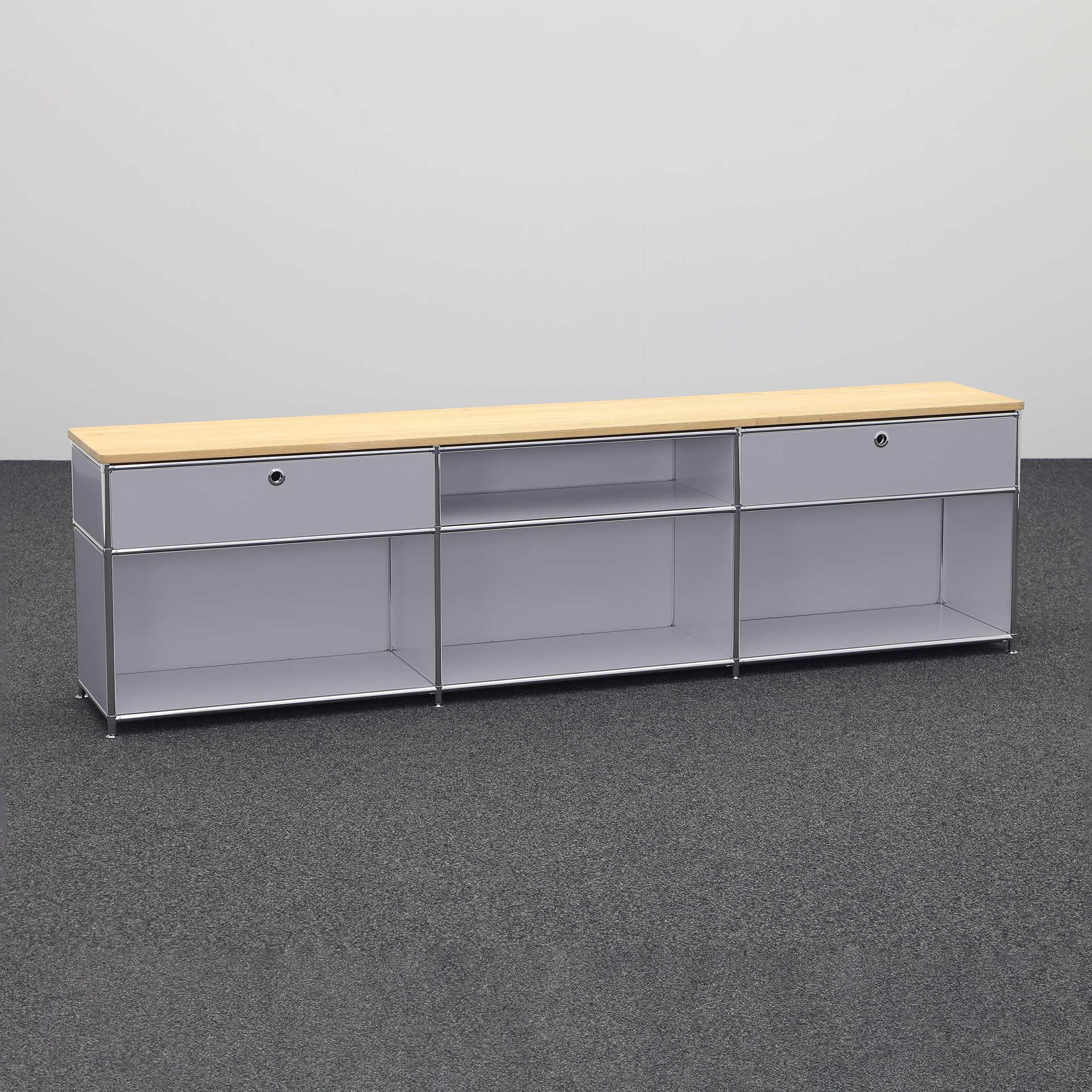 Sideboards System4 (Silbergrau, Neu)