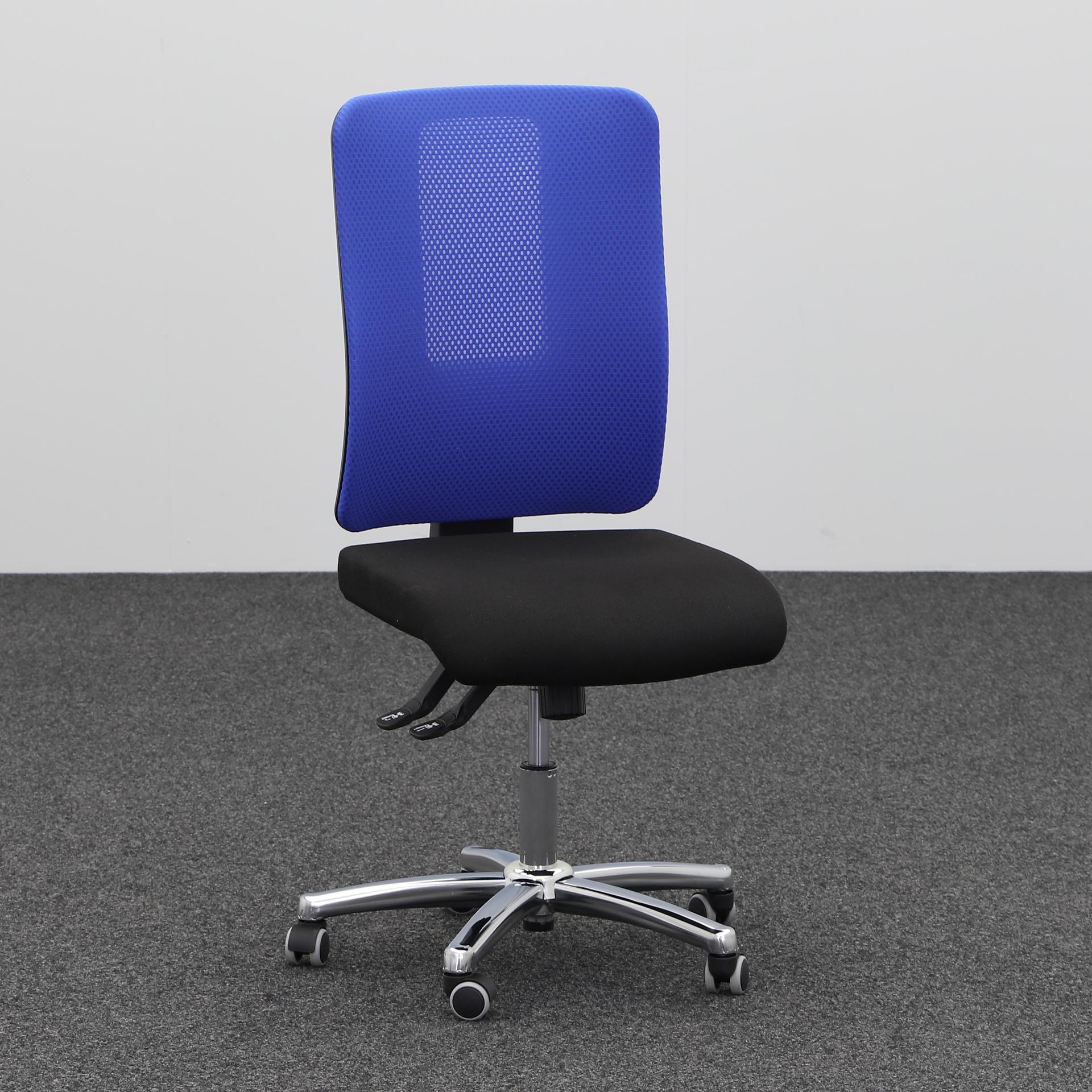 Bürodrehstuhl Topstar Open X N (Blau, Gut, ohne Armlehnen)